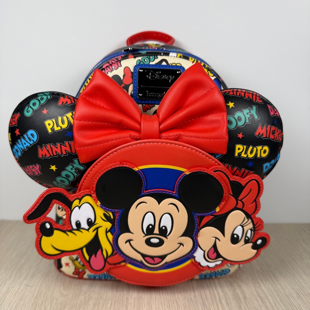 Loungefly Disney Mickey and Friends Sensational Six Mini Backpack & Headband Set